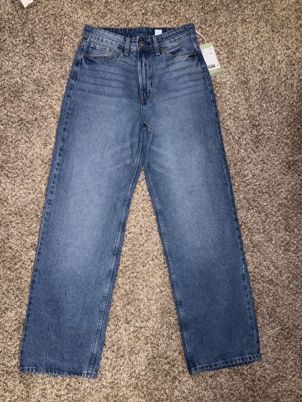 Classic High-Rise Loose fit 90s Women Jeans - Blue